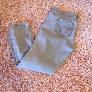 Hollister low rise super skinny crop vintage